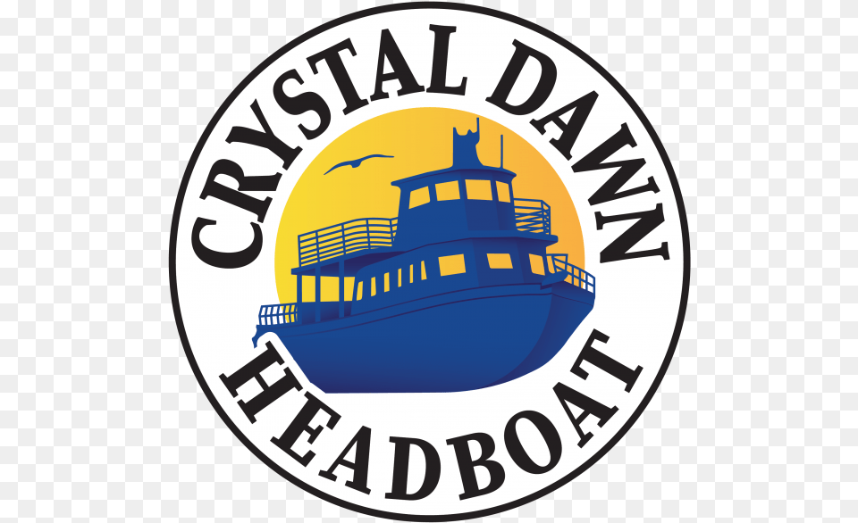 Crystal Dawn Head Boat Fishing And Sunset Cruise Motor Ship, Logo, Disk Png