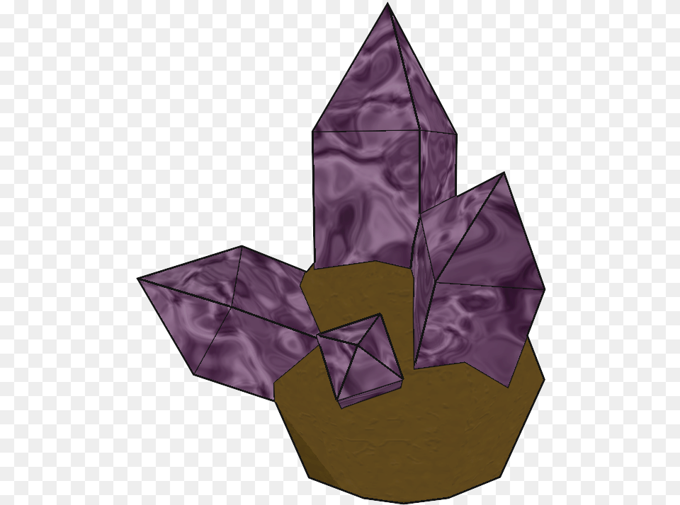 Crystal Formations For Tumbleweed Express Origami, Paper, Art, Purple Png Image