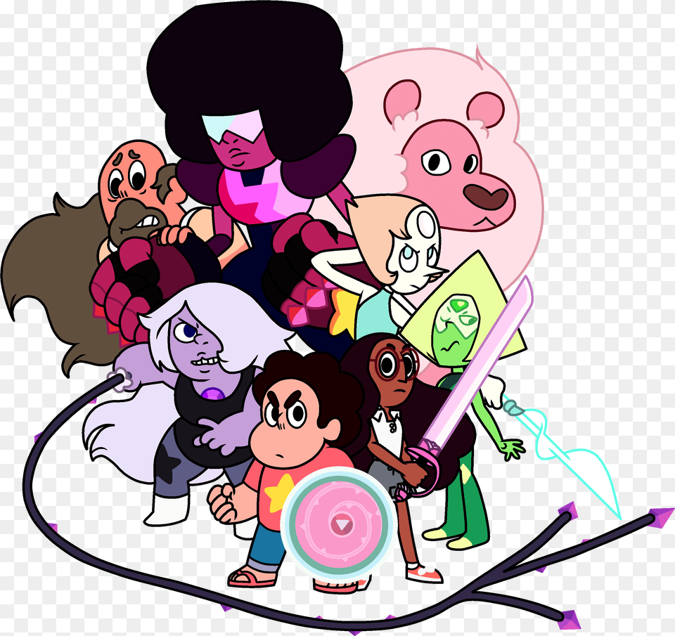Crystal Gems Land Of Lustrous Steven Universe, Art, Baby, Graphics, Person Png Image