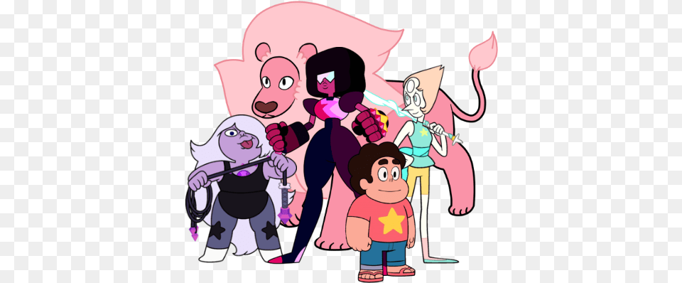 Crystal Gems Steven Universe Now And Then, Book, Comics, Publication, Baby Free Png Download