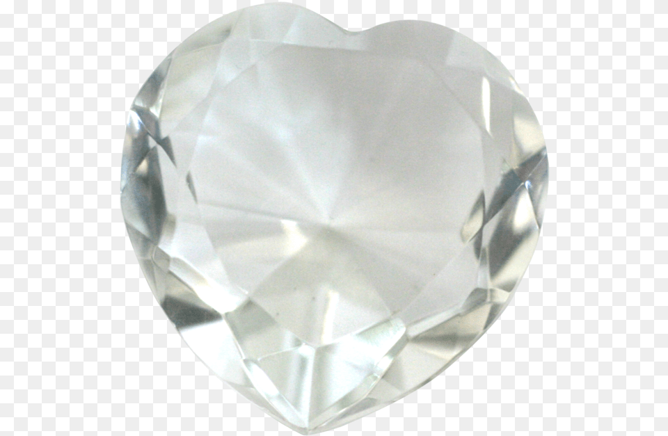 Crystal Heart Paperwieght Crystal, Accessories, Diamond, Gemstone, Jewelry Png Image