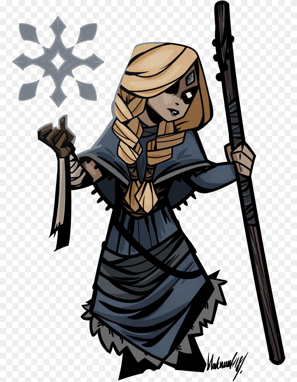 Crystal Maiden In Darkest Dungeon Style Even With Darkest Dungeon Style, Adult, Person, Woman, Female Png Image