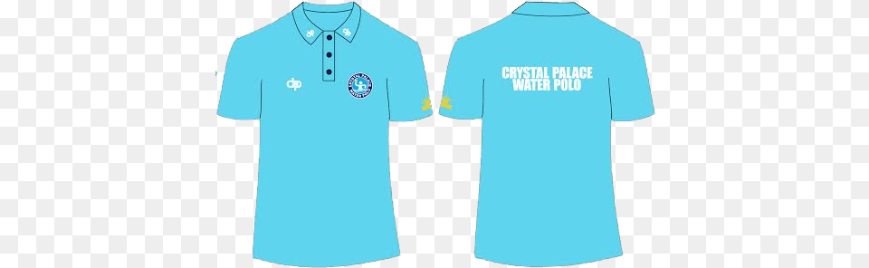 Crystal Palace Light Blue Polo Shirt Polo Shirt, Clothing, T-shirt, Jersey Png Image