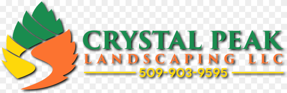 Crystal Peak Landscaping Services Graphic Design, Leaf, Plant, Logo Free Png