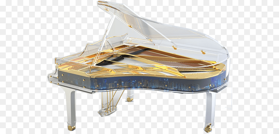 Crystal Piano, Grand Piano, Keyboard, Musical Instrument, Crib Free Png