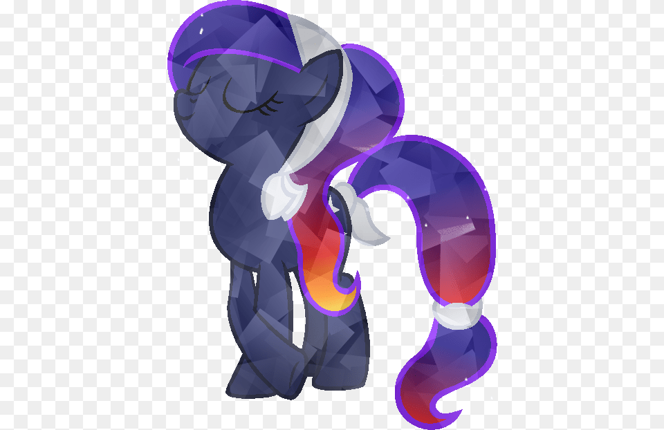 Crystal Pony Galaxy By Laser Mlp Fan Made Crystal Ponies, Art, Graphics, Modern Art, Purple Free Transparent Png