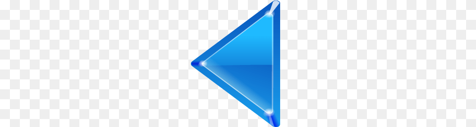 Crystal Project Leftarrow, Triangle, Blackboard Free Png