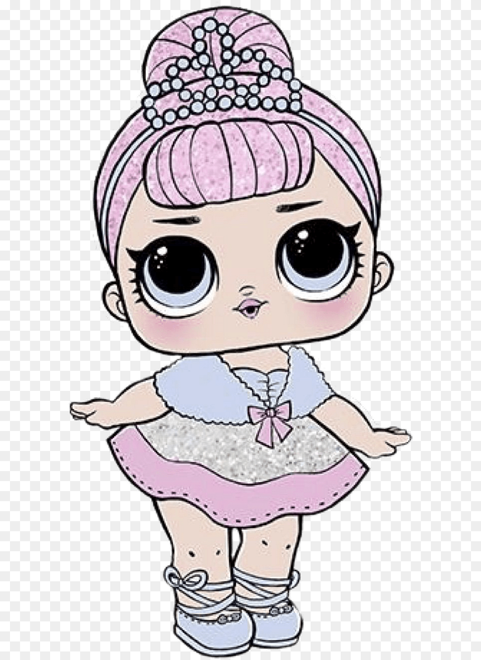 Crystal Queen Transparent Crystal Queen Lol Doll, Book, Publication, Comics, Baby Png