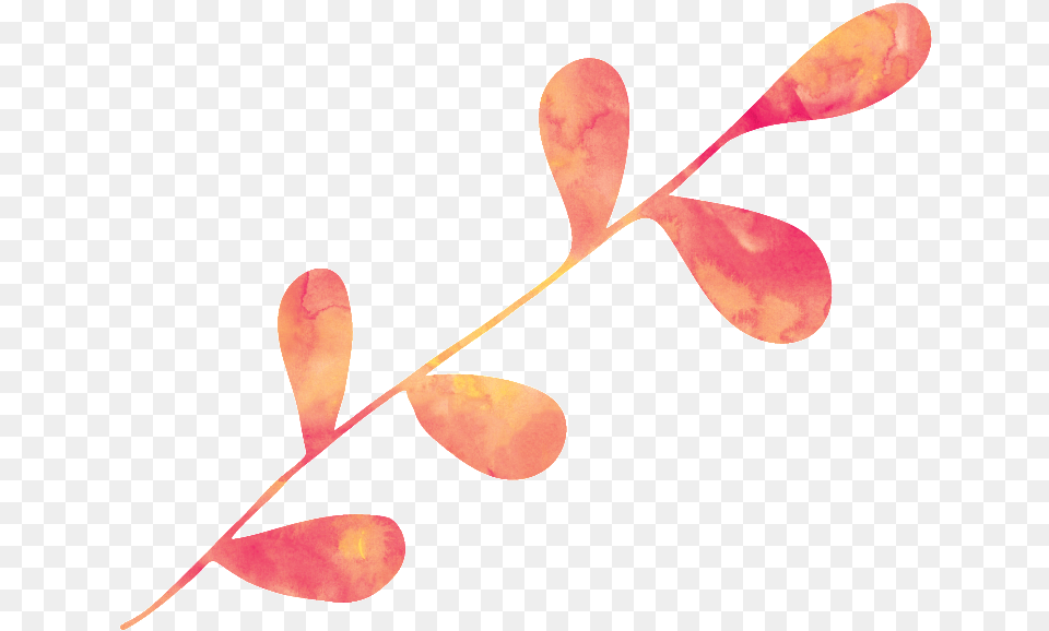 Crystal Red Leaf Cartoon Transparent Bud, Plant, Flower, Petal, Art Png Image
