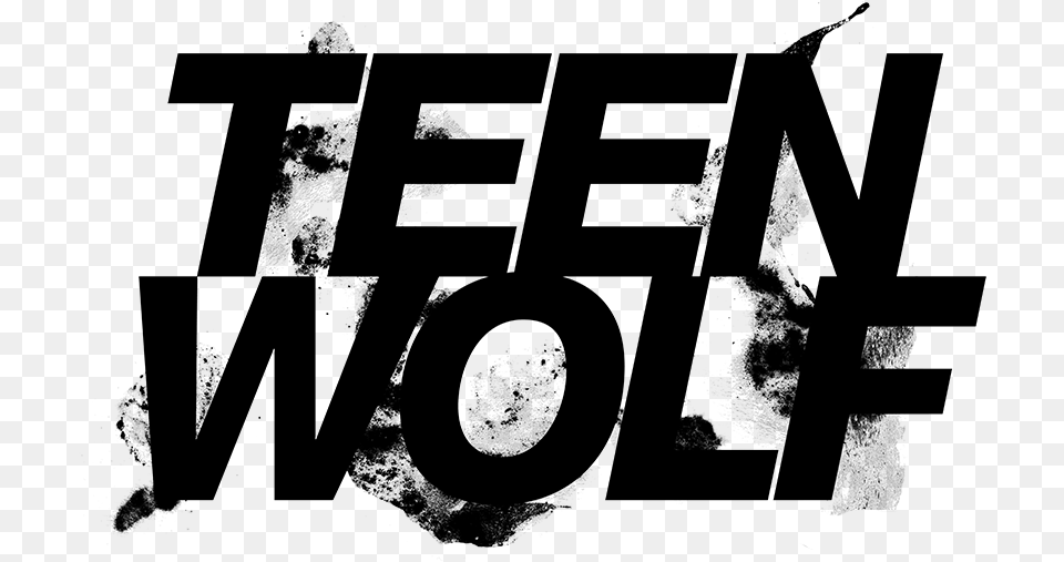 Crystal Reed Teen Wolf Logo, Gray Free Transparent Png