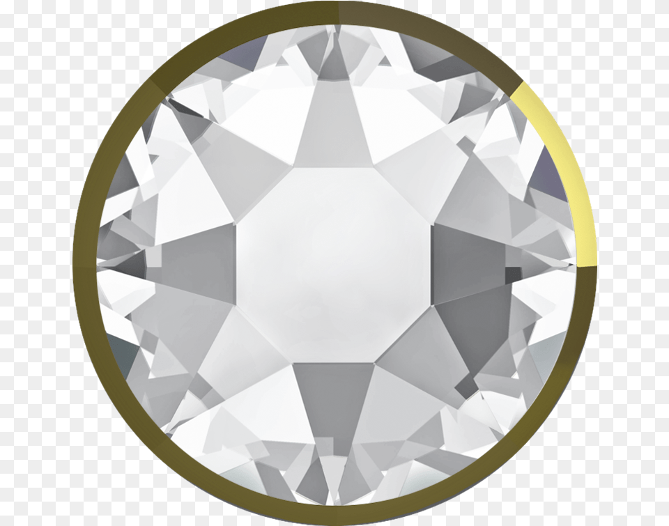 Crystal Rimmed Dorado Swarovski Rhinestones Flatback, Accessories, Diamond, Gemstone, Jewelry Free Transparent Png