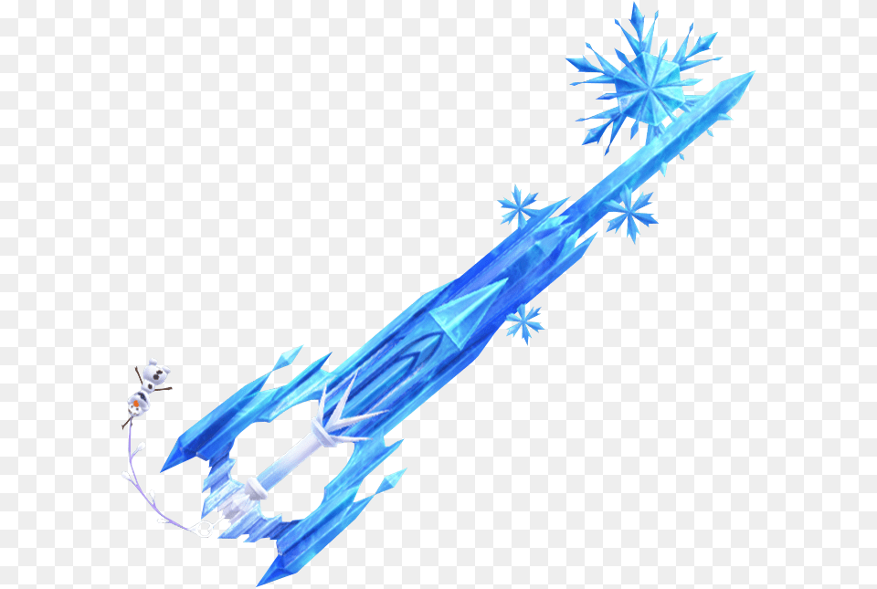Crystal Snow Kingdom Hearts 3 Crystal Snow, Sword, Weapon Free Png Download