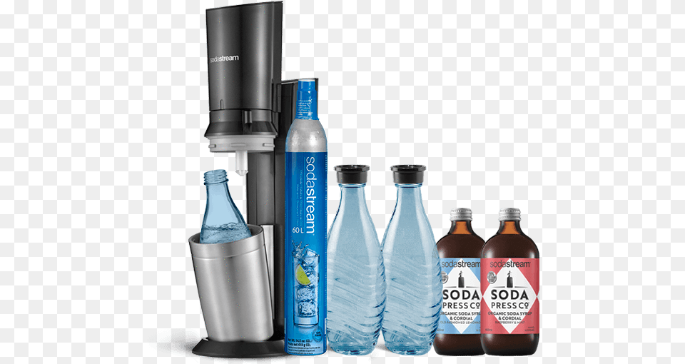 Crystal Sodastream Maker, Bottle, Water Bottle Png Image