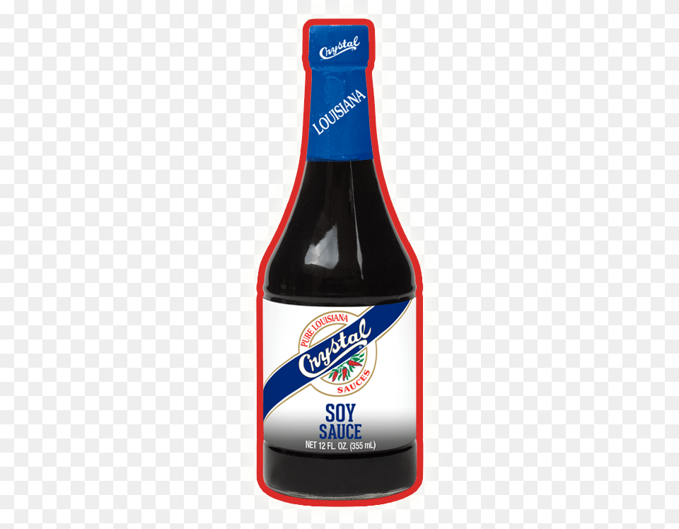 Crystal Soy Sauce Glass Bottle, Alcohol, Beer, Beverage, Shaker Png Image