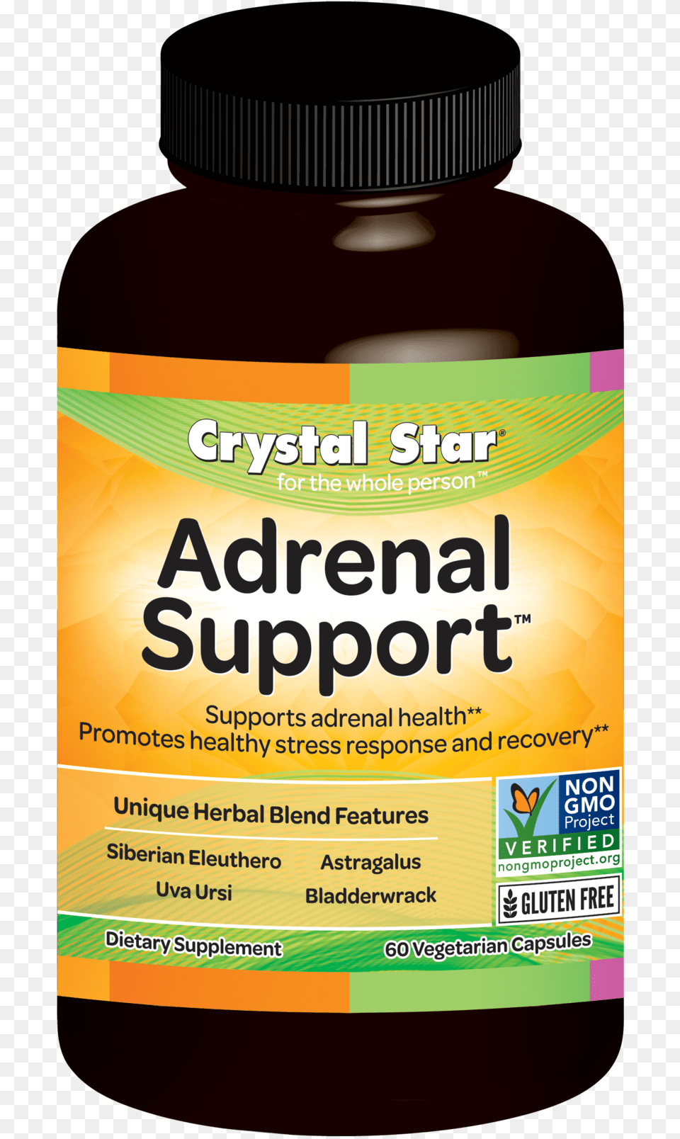 Crystal Star Capsule Adrenal Support 60 Nov18 Breathe Easy Capsules, Food, Seasoning, Syrup, Herbal Free Png