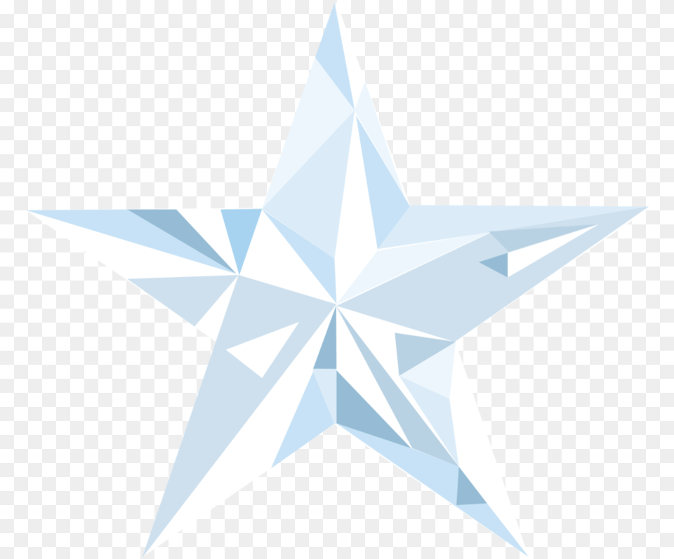 Crystal Star Vector 1 By Anisa Mazaki Business Veterans Day Post, Star Symbol, Symbol, Animal, Fish Free Png Download