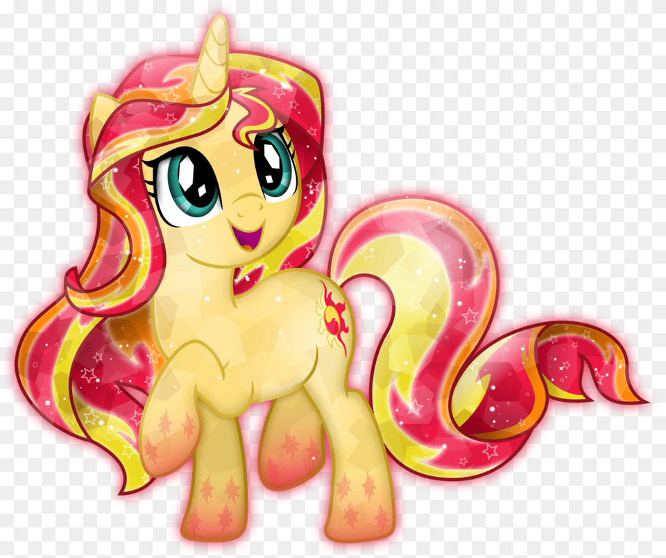 Crystal Sunset Shimmer By Theshadowstone My Little Pony Sunset Shimmer Crystal, Art, Figurine, Graphics, Dynamite Free Transparent Png