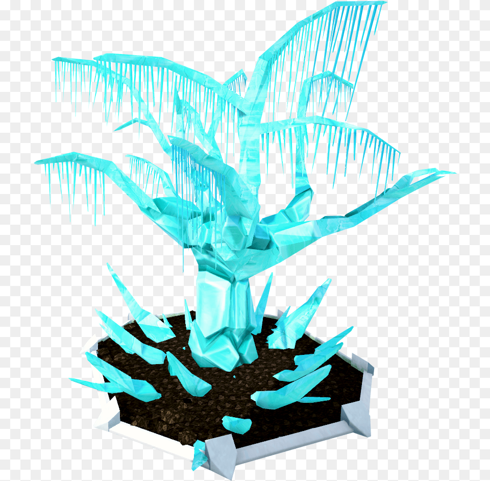 Crystal Tree Farming The Runescape Wiki Illustration, Ice, Outdoors, Nature, Art Free Png Download