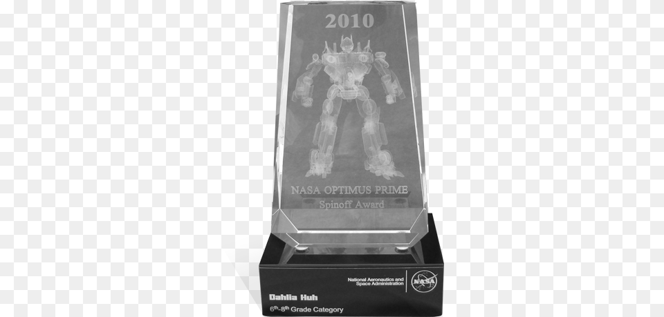 Crystal Valor With Subsurface Engraving Trophy Png Image