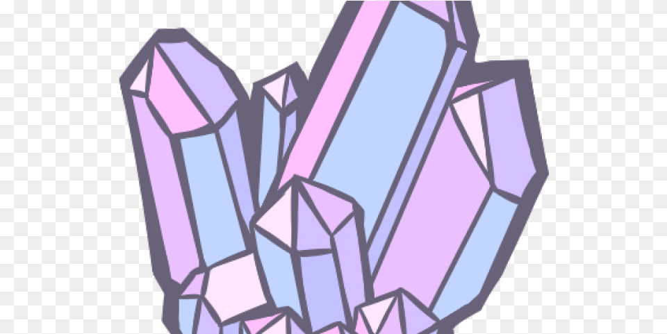 Crystals Clipart Line Drawing Crystals Stickers, Crystal, Mineral, Quartz, Accessories Png Image
