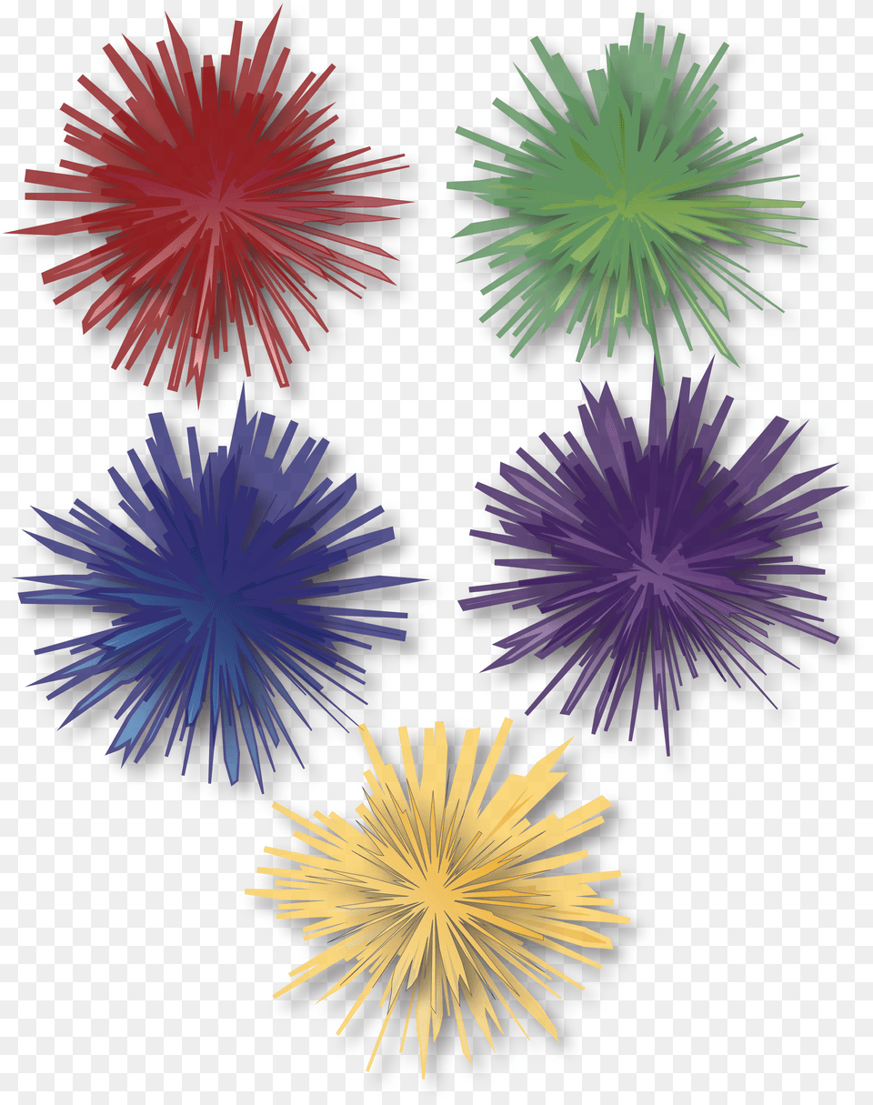 Crystals Sea Urchin, Flower, Plant, Fireworks, Daisy Free Png