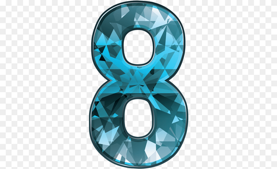 Crystals Vector Blue Crystal Clipart Transparent Crystal Numbers, Symbol, Accessories, Text, Gemstone Free Png Download