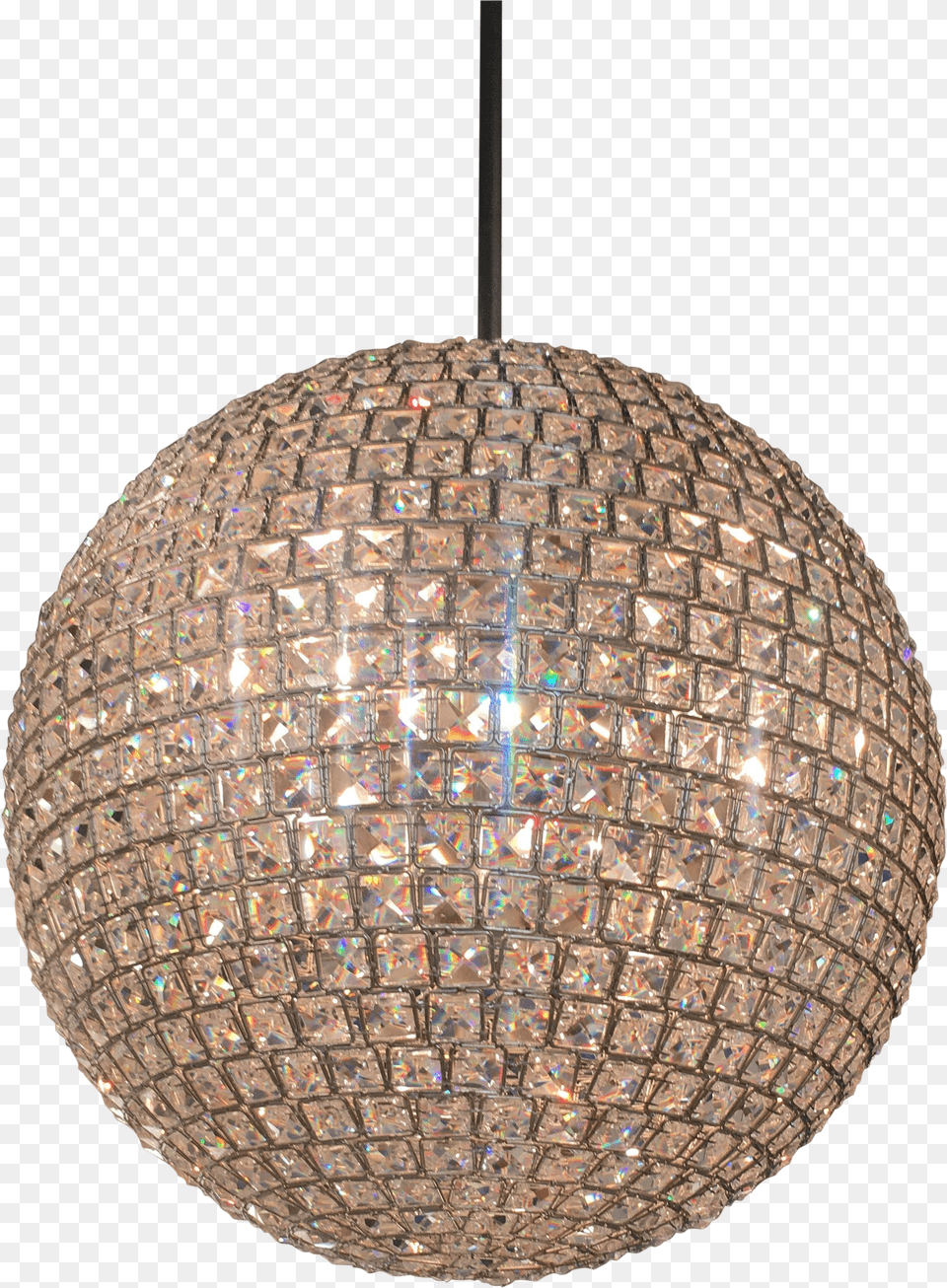 Crystorama Genesis Disco Ball Pendent Light Chandelier Ceiling Fixture Free Png Download
