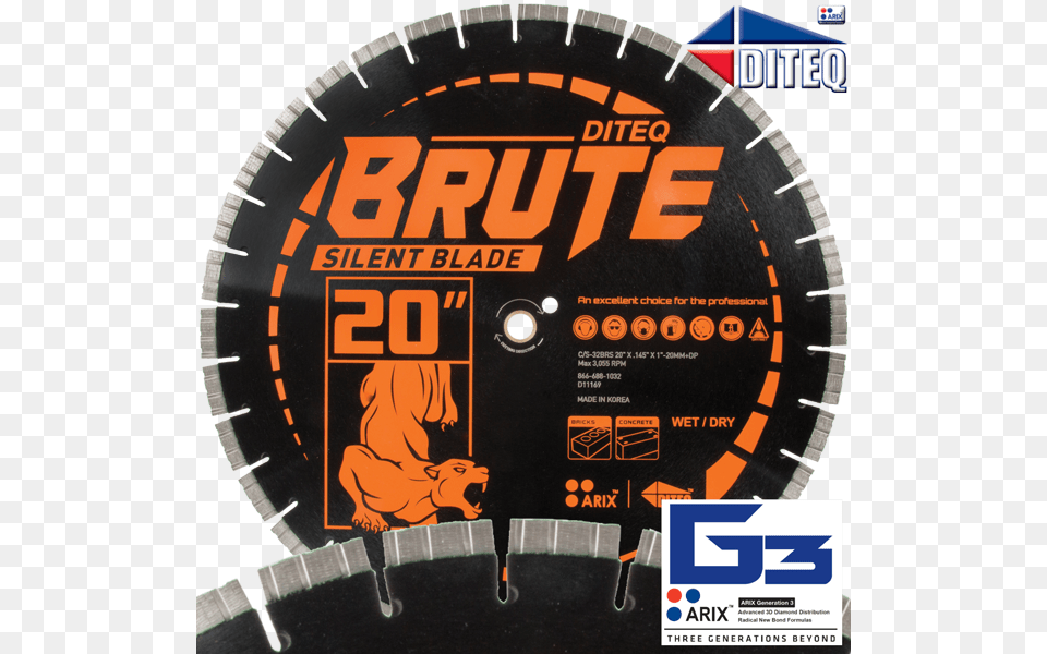 Cs 32 Arix Brute Silent Blades For Granite Hard, Electronics, Hardware, Adult, Female Png Image