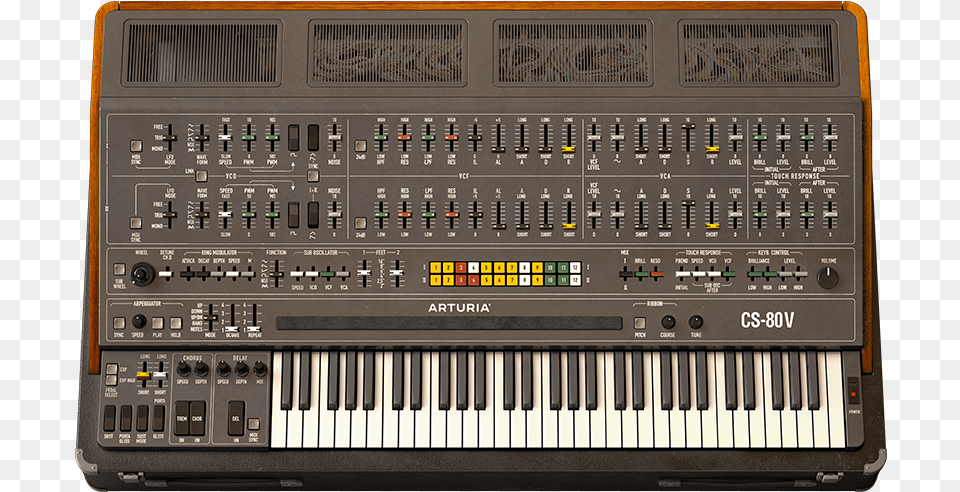 Cs 80 V Arturia V Collection, Keyboard, Musical Instrument, Piano, Animal Png Image