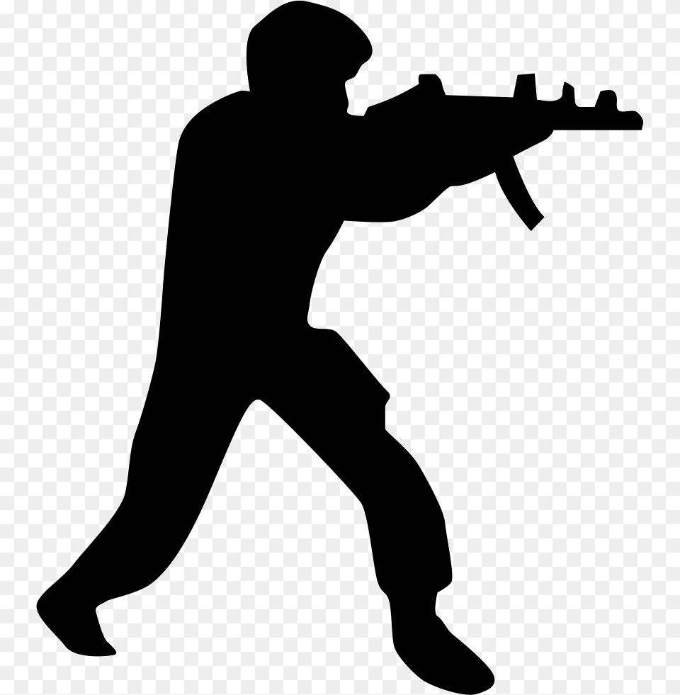 Cs Csgo Icon White, Silhouette, Adult, Male, Man Free Png