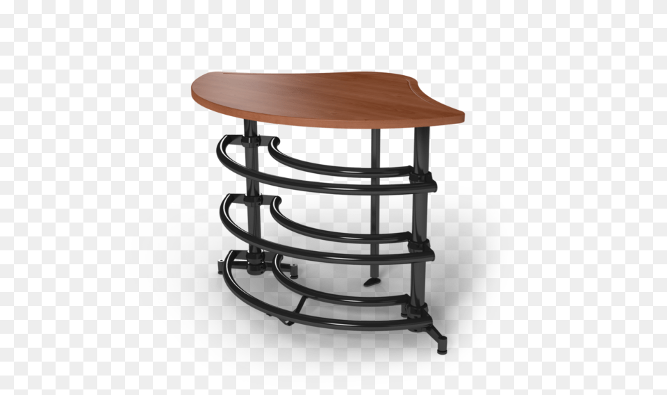 Cs Curved Ball Rack Oiledcherry 1220x1220 Ball, Coffee Table, Furniture, Table, Desk Free Png Download