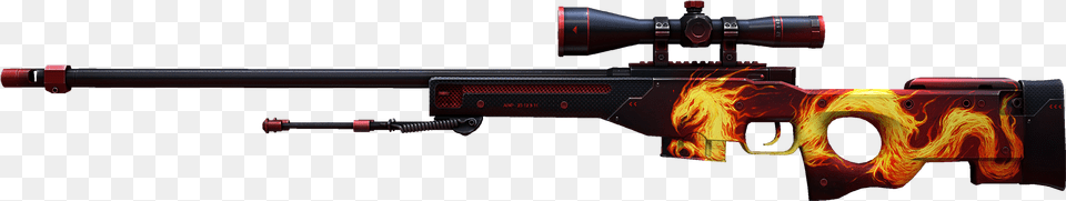 Cs Go Awp Wildfire, Firearm, Gun, Rifle, Weapon Free Transparent Png