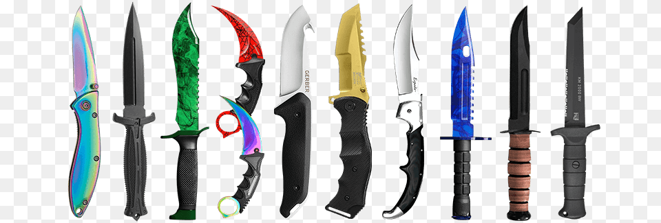 Cs Go Knives For Sale Irl Knife Shop, Blade, Dagger, Weapon, Sword Free Png Download