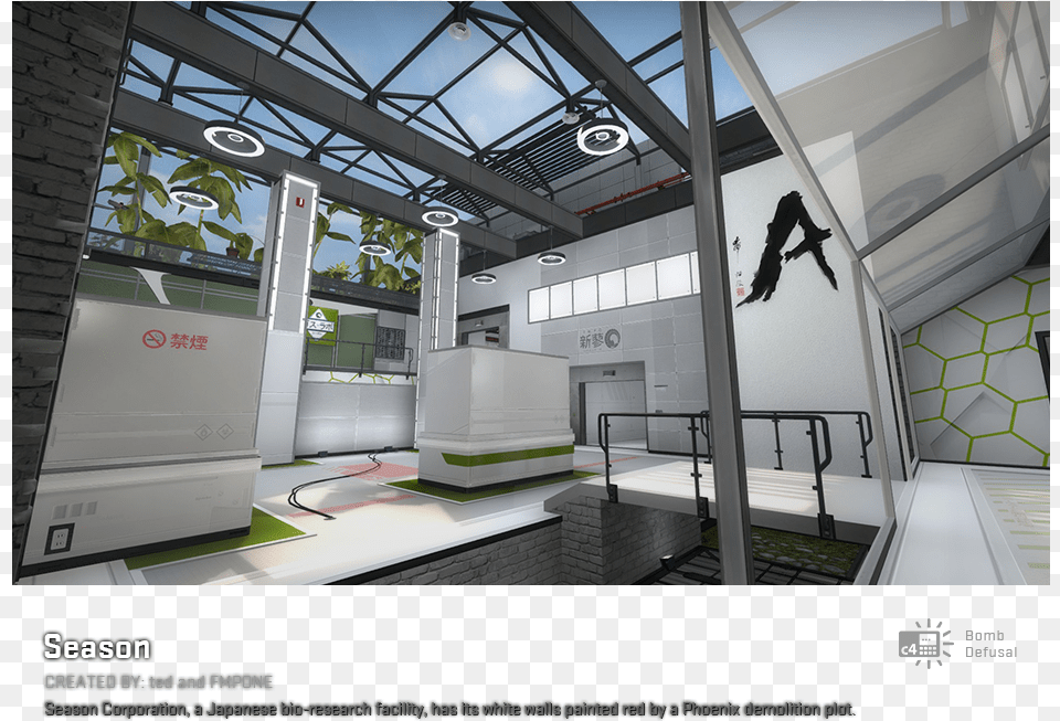 Cs Go Operation Bloodhound Maps, Architecture, Building, Indoors, Window Free Png