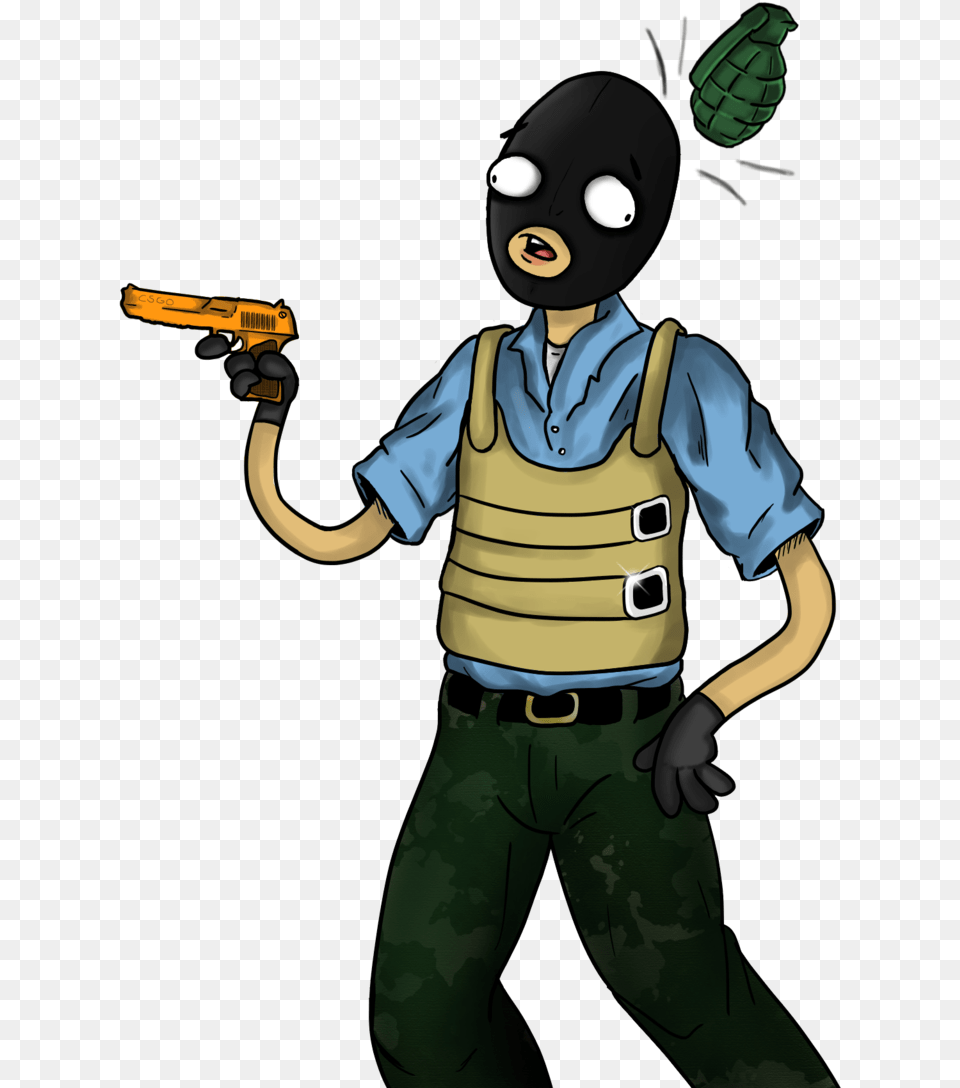 Cs Go Terrorist, Weapon, Handgun, Gun, Firearm Free Png Download