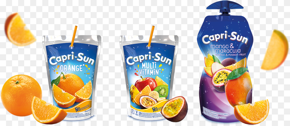 Cs Homeranges Spanisch Capri Sun Tastes, Beverage, Juice, Citrus Fruit, Food Free Png