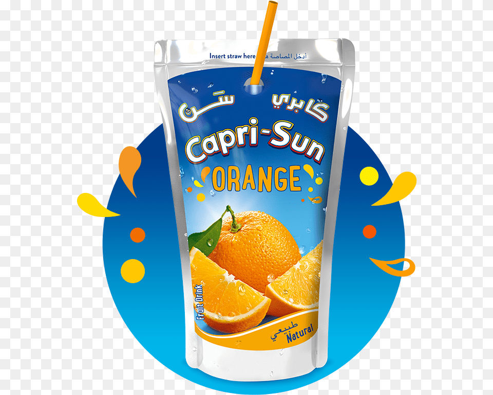 Cs Website Hover Orange Nigeria 100ml Capri Sun Fairy Drink, Beverage, Juice, Citrus Fruit, Food Free Png Download