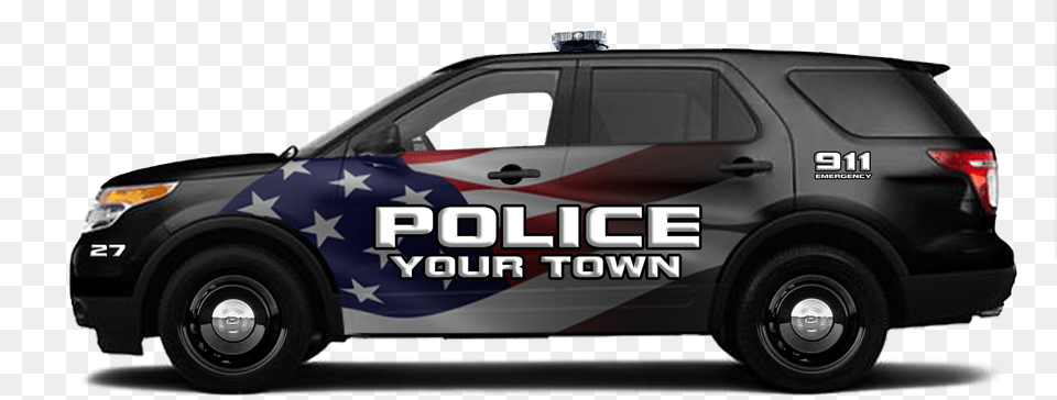 Csd 1073 Ford Explorer Police Interceptor Decals, Car, Transportation, Vehicle, Machine Free Transparent Png