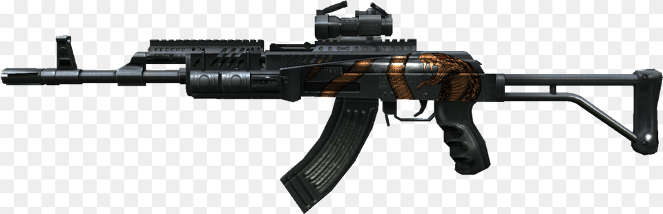 Csgo Ak Ak Sopmod King Cobra, Firearm, Gun, Rifle, Weapon Png