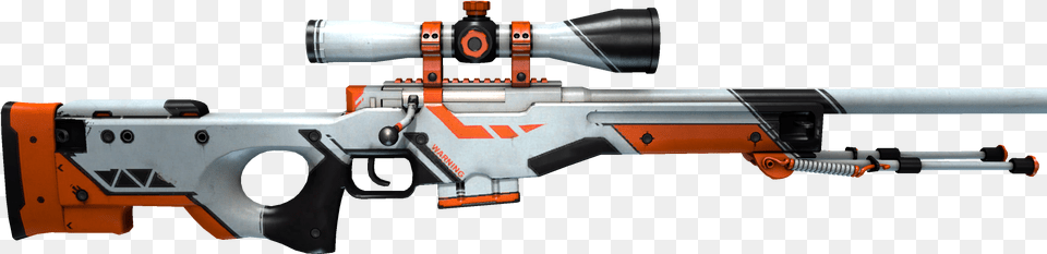 Csgo Awp Asiimov, Firearm, Gun, Rifle, Weapon Free Png