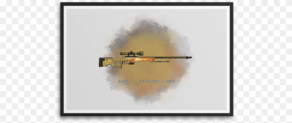 Csgo Awp Dragon Lore Fighter Aircraft, Firearm, Gun, Rifle, Weapon Free Transparent Png