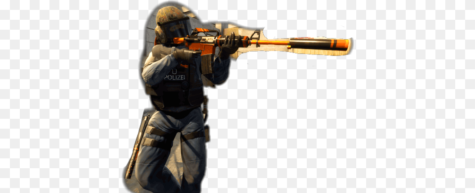 Csgo Counter Terrorist, Person, People, Weapon, Rifle Free Transparent Png