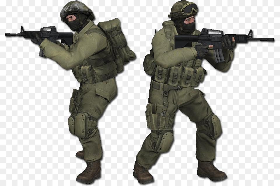 Csgo Guy Leafy Is Here Green Screen, Weapon, Gun, Person, Adult Png Image
