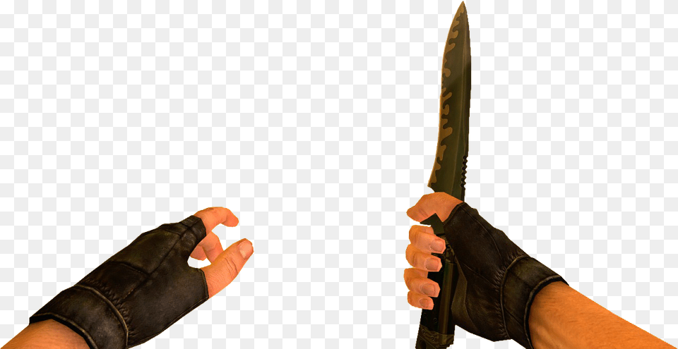 Csgo Knife Hand, Weapon, Sword, Person, Finger Png