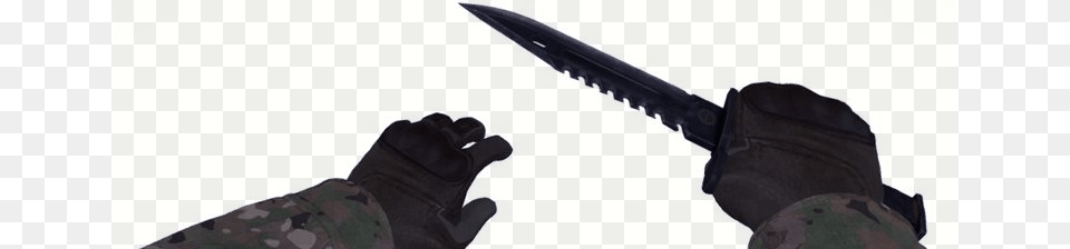 Csgo Knife In Hand, Silhouette, Sword, Weapon, Blade Png Image