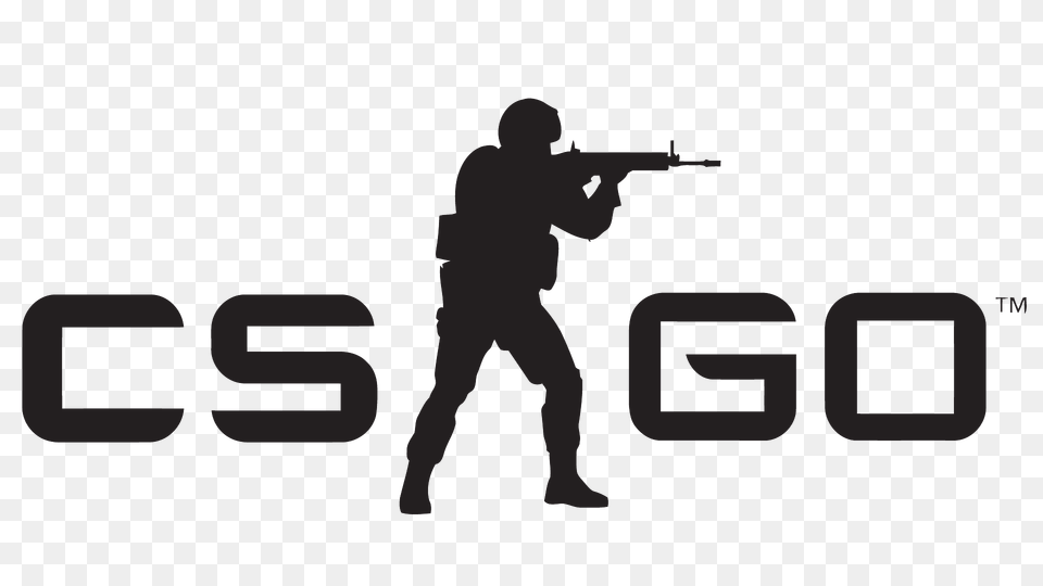 Csgo Logo, Adult, Firearm, Male, Man Free Png