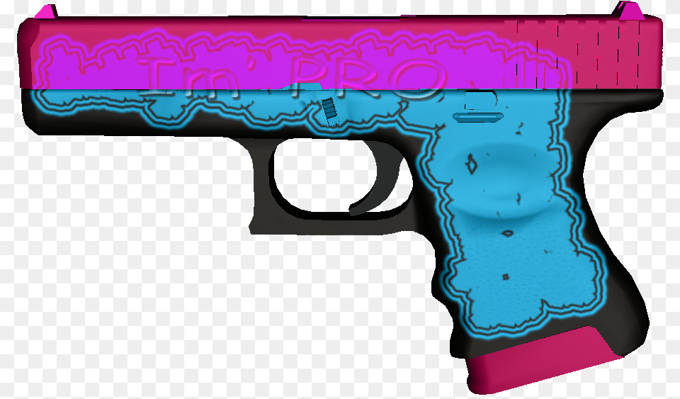 Csgo Pink Glock, Firearm, Gun, Handgun, Weapon Free Png