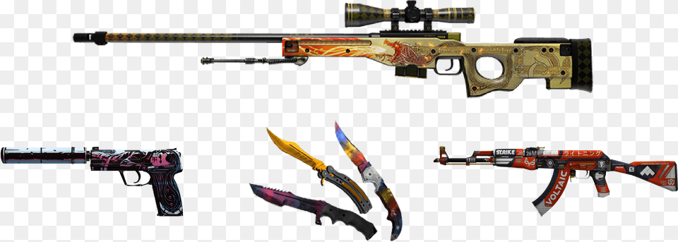 Csgo Skins, Firearm, Gun, Rifle, Weapon Free Png