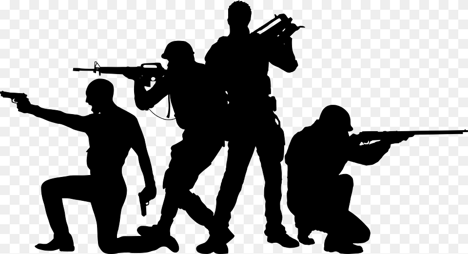 Csgo Soldiers, People, Person, Silhouette, Adult Free Png Download