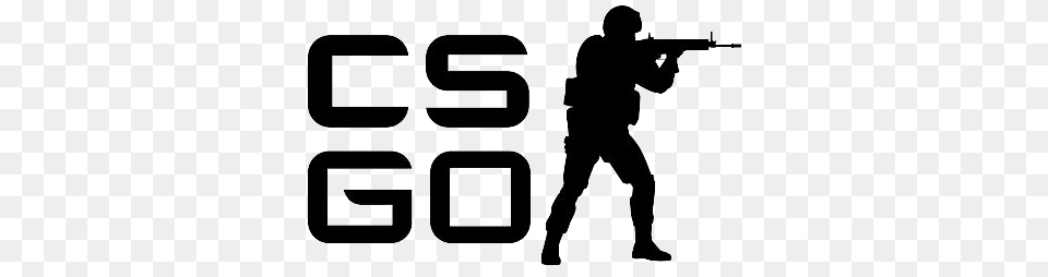 Csgo Square Logo, Weapon, Firearm, Person, Man Png